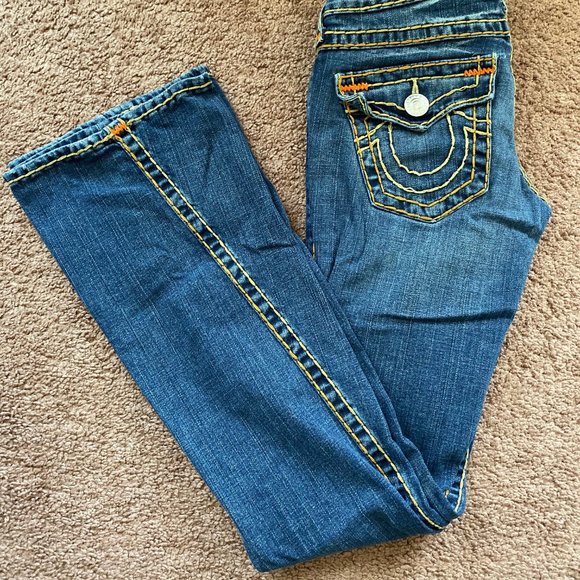 True Religion Super T Flare Leg  Low rise Jean - Picture 3 of 3
